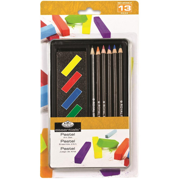 OakridgeStores.com | ROYAL BRUSH - Pastel Pencil Art Set wth Tin (RSET2506) 090672057723