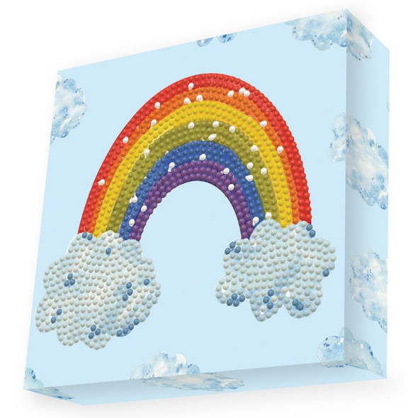 OakridgeStores.com | Diamond Dotz - Diamond Art Box Kit 6"X6" - Rainbow Smile (DBX051) 4895225924523