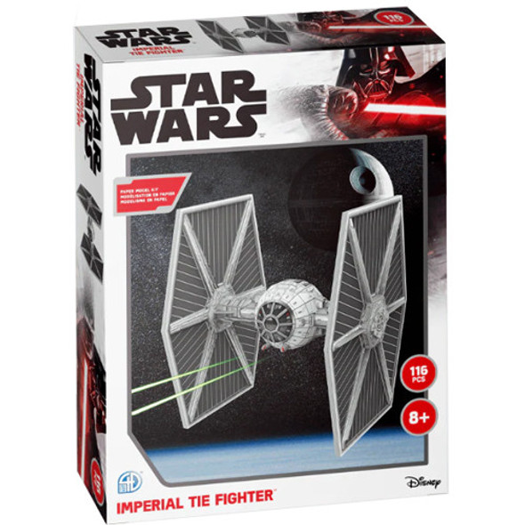 OakridgeStores.com | 4D - Star Wars TIE Fighter TIE/LN 3D Paper Puzzle Model Kit (51301) 714832513019