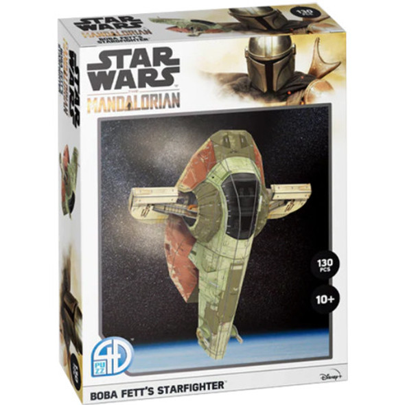 OakridgeStores.com | 4D - Star Wars Story of Boba Fett: Boba Fett's Starfighter 3D Paper Puzzle Model Kit (51307) 714832513071