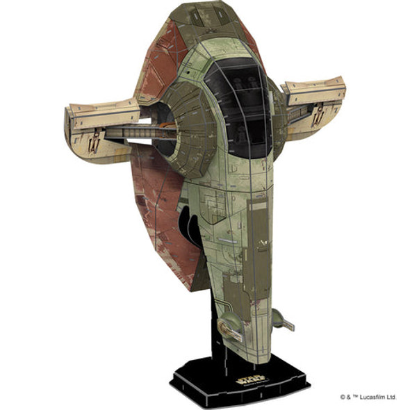 OakridgeStores.com | 4D - Star Wars Story of Boba Fett: Boba Fett's Starfighter 3D Paper Puzzle Model Kit (51307) 714832513071