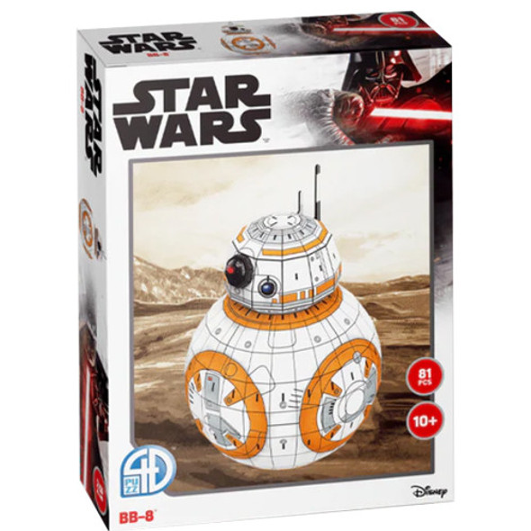 OakridgeStores.com | 4D - Star Wars: BB8 3D Paper Puzzle Model Kit-Medium (51309) 714832513095