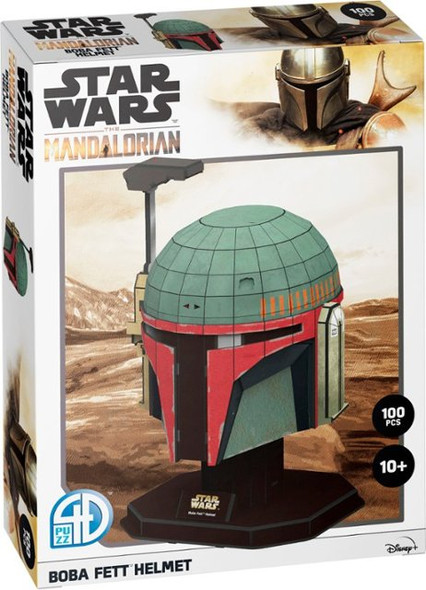 OakridgeStores.com | 4D - Star Wars: Boba Fett Helmet Style #1 3D Paper Puzzle Model Kit-Medium (51310) 714832513101