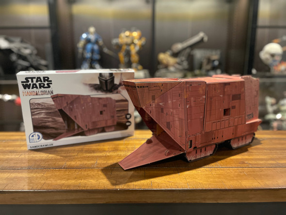 OakridgeStores.com | 4D - Star Wars Mandalorian Sandcrawler 3D Paper Puzzle Model Kit (51402) 714832514023