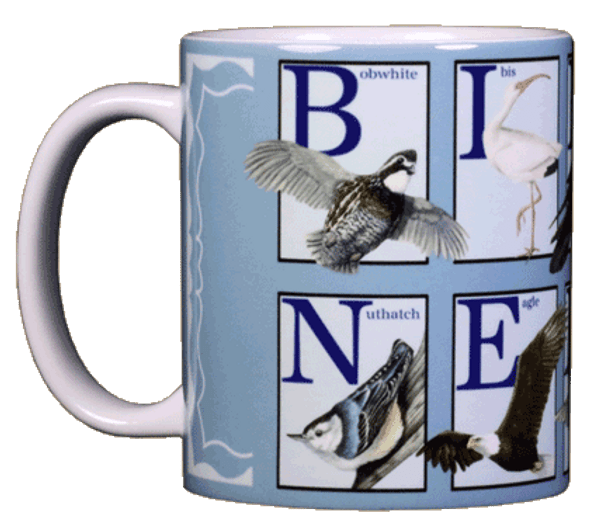 OakridgeStores.com | ATLAS SCREEN PRINTING - Bird Nerd - 11 Ounce Ceramic Coffee Mug (WC760M) 842648043441