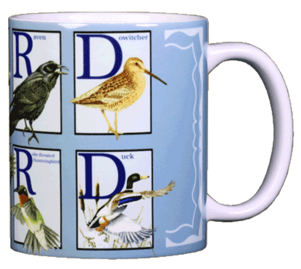 OakridgeStores.com | ATLAS SCREEN PRINTING - Bird Nerd - 11 Ounce Ceramic Coffee Mug (WC760M) 842648043441