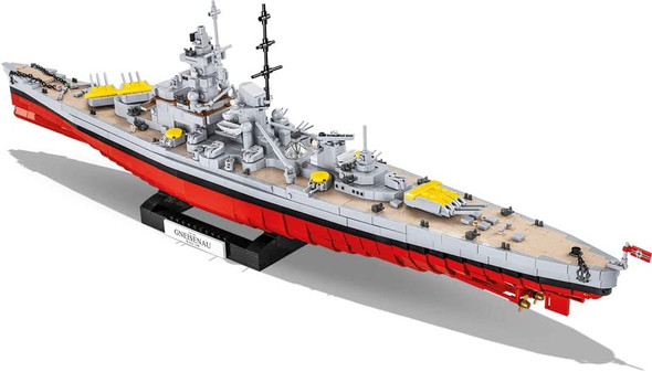 OakridgeStores.com | COBI TOYS - Historical Collection - WWII SHIPS - BATTLESHIP GNEISENAU Block Model Kit - 2417 PCS (4835) 5902251048358