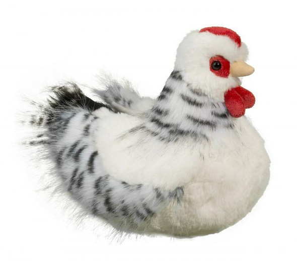 OakridgeStores.com | DOUGLAS CUDDLE TOY - Salty Black & White Hen - Plush Stuffed Animal Cuddle Toy (1792) 767548151358