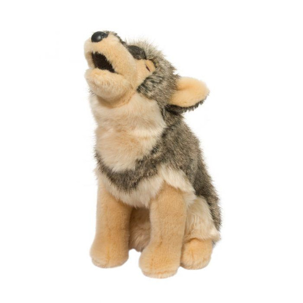 OakridgeStores.com | DOUGLAS CUDDLE TOY - Raina (Howling) Wolf - Plush Stuffed Animal Cuddle Toy (3700) 767548149454