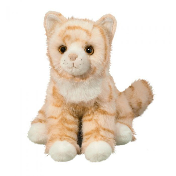 OakridgeStores.com | DOUGLAS CUDDLE TOY - Adele Orange Stripe Cat - Plush Stuffed Animal Cuddle Toy (4398) 767548152300