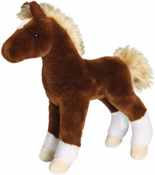 OakridgeStores.com | DOUGLAS CUDDLE TOY - Teak Chestnut Foal - Plush Stuffed Animal Cuddle Toy (4542) 767548123294