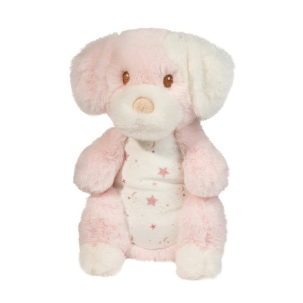 OakridgeStores.com | DOUGLAS CUDDLE TOY - Rosy Pink Puppy Dog Chime - Plush Stuffed Animal Cuddle Toy (6573) 767548153765