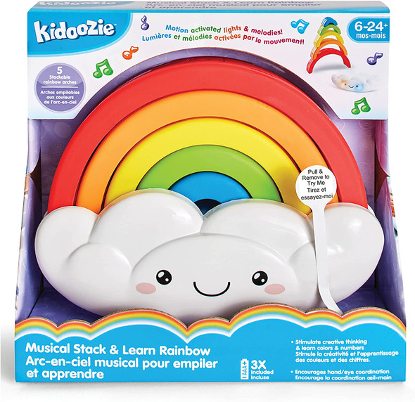 OakridgeStores.com | EPOCH EVERLASTING PLAY - Kidoozie Musical Stack & Learn Rainbow, Stacking Activity Toy (G02671) 20373026711