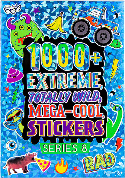 OakridgeStores.com | FASHION ANGELS - 1000+ Mega Cool Stickers - 40-Page - Series 8 (78023) 787909780232