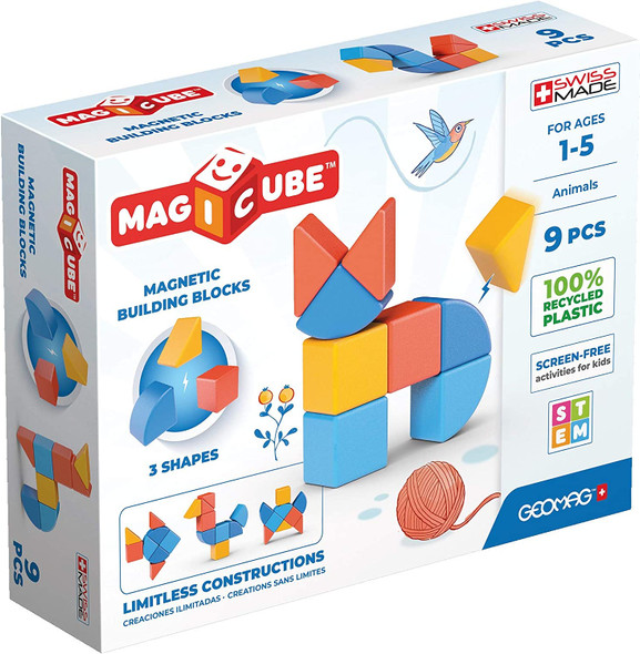 OakridgeStores.com | GEOMAGWORLD - Magicube Shapes Magnetic Toy - 9 pcs (201) 871772002017