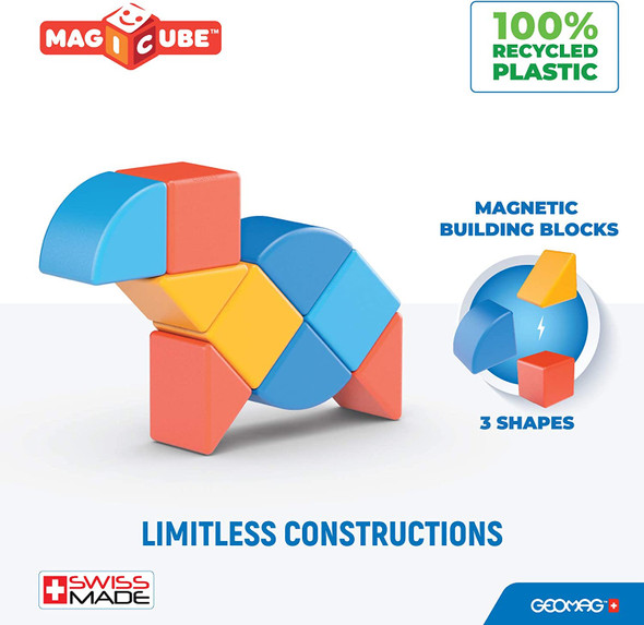 OakridgeStores.com | GEOMAGWORLD - Magicube Shapes Magnetic Toy - 9 pcs (201) 871772002017