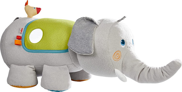 OakridgeStores.com | HABA USA - Discovery Elephant - Oversized Plush Sensory Activity Baby Toy (306454) 4010168259079