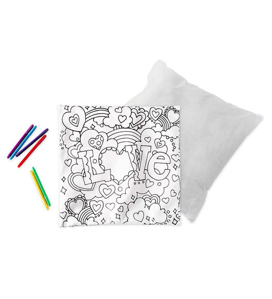 OakridgeStores.com | HEARTHSONG - PYO Color Pops Color-Your-Own Pillow - Unicorn - Activity Craft Kit for Kids (CG732228UNI) 191386485168