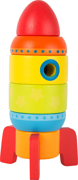 OakridgeStores.com | LEGLER small foot Toys - Colorful Stacking Rocket Toy (10588) 4020972105882