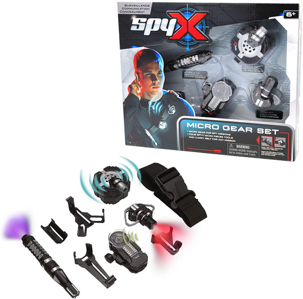 OakridgeStores.com | MUKIKIM - SpyX / Micro Gear Set - 4 Real Spy Toys Kit + Adjustable Belt (10151) 840685101513