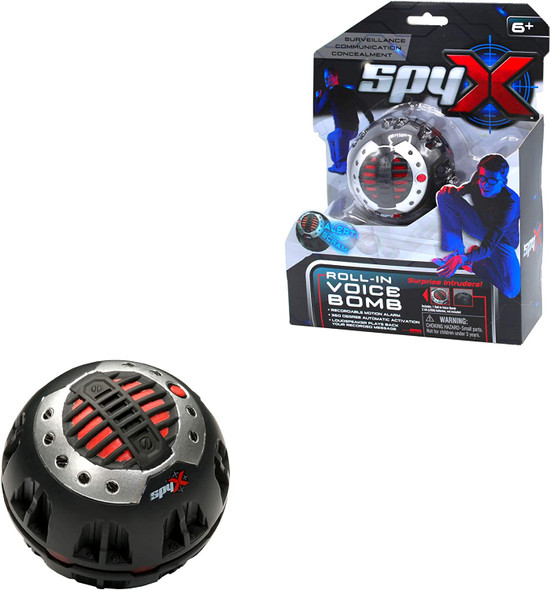 OakridgeStores.com | MUKIKIM - SpyX / Roll-in Voice Bomb Recorder with Motion Alarm Toy (10525) 840685105252