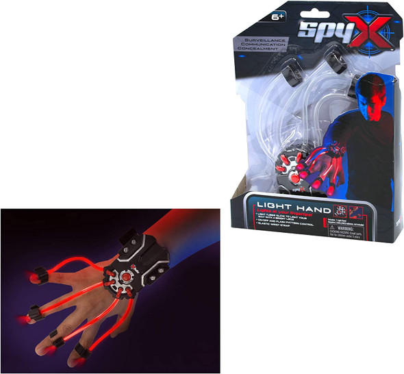 OakridgeStores.com | MUKIKIM - SpyX / Light Hand - LED Light Up Glove Toy for Spy Kids (10532) 840685105320