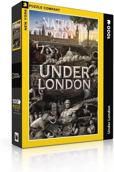 OakridgeStores.com | NEW YORK PUZZLE CO. - National Geographic Cover Under London - 1000 Piece Jigsaw Puzzle (NG2232) 819844019778
