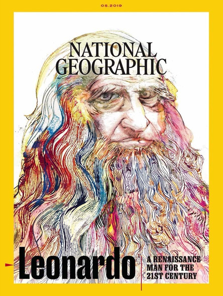 OakridgeStores.com | NEW YORK PUZZLE CO. - National Geographic Cover Leonardo Da Vinci - 1000 Piece Jigsaw Puzzle (NG2235) 819844019761