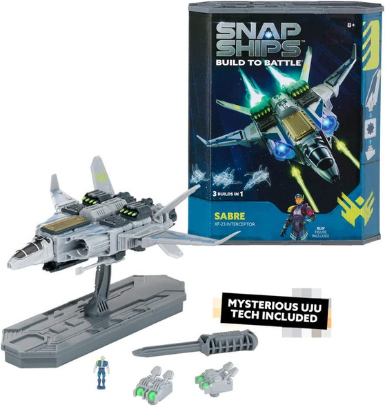 OakridgeStores.com | PLAYMONSTER - Snap Ships Sabre Xf-23 Interceptor Space Craft Building Model Kit (9505) 093514095051