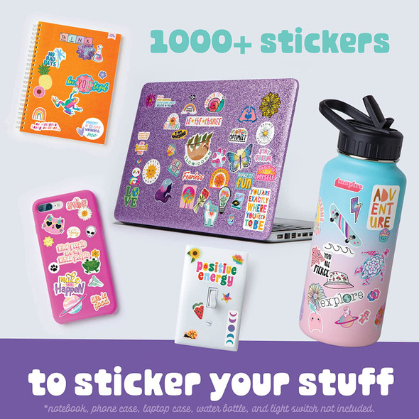 OakridgeStores.com | PLAYMONSTER - Craft-tastic Sticker Party - 1000+ Trendy VSCO Stickers (CT2175T) 811069031832