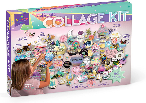 OakridgeStores.com | PLAYMONSTER - Craft-tastic DIY Wall Art Collage Crafts Kit (CT2199T) 811069031887