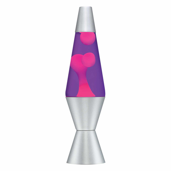OakridgeStores.com | SCHYLLING - 14.5'' LAVA LAMP - Pink/Purple/Silver (21210401US) 047162021214