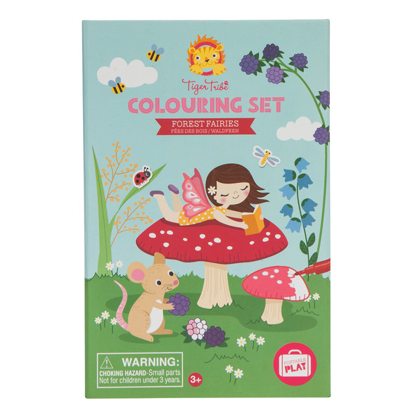 OakridgeStores.com | SCHYLLING - Tiger Tribe FOREST FAIRIES Coloring Book Set (60215) 9341736007842