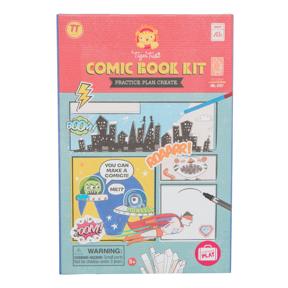 OakridgeStores.com | SCHYLLING - Tiger Tribe COMIC BOOK - HOW TO DRAW Coloring Book Set (60249) 9341736008801