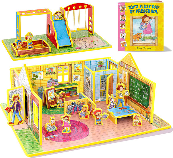 OakridgeStores.com | STORYTIME TOYS - DW's First Day of Preschool & Storybook - 3D Puzzle - Book / Playset (BPDP)