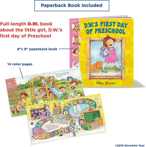 OakridgeStores.com | STORYTIME TOYS - DW's First Day of Preschool & Storybook - 3D Puzzle - Book / Playset (BPDP)