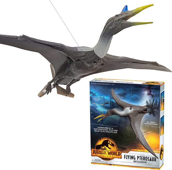 OakridgeStores.com | THAMES & KOSMOS - Jurassic World Dominion Flying Pterosaur - Quetzalcoatlus Motorized Dinosaur Model Building Kit (556002) 814743016736