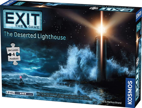 OakridgeStores.com | THAMES & KOSMOS - EXIT: The Deserted Lighthouse (with 4 Jigsaw Puzzles) Game (692878) 814743015913