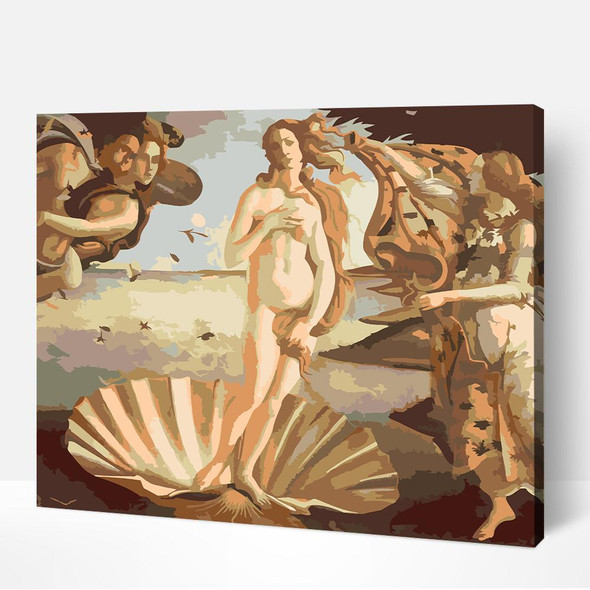 OakridgeStores.com | WISE ELK - Artwille - The Birth of Venus - (No-Mix Acrylic) Paint By Number Kit (15920-WE) 4823098515920