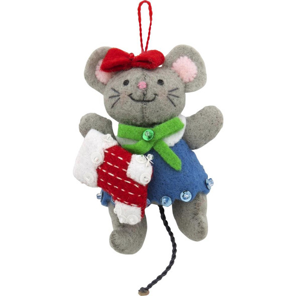 OakridgeStores.com | Bucilla - Felt Ornaments Applique Craft Kit Set Of 6 - Night Before Christmas (89288E) 046109892887