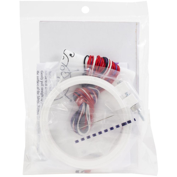 OakridgeStores.com | Design Works - Punch Needle Craft Kit 3.5" Round - Lady Bug (DW231) 021465002316