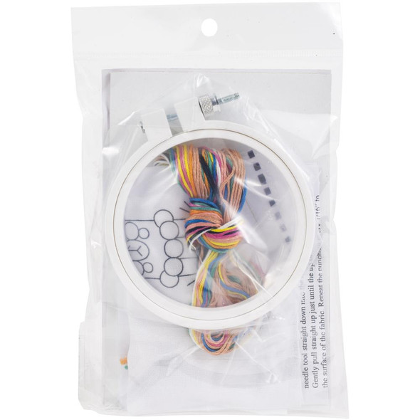 OakridgeStores.com | Design Works - Punch Needle Craft Kit 3.5" Round - Llama (DW238) 021465002385