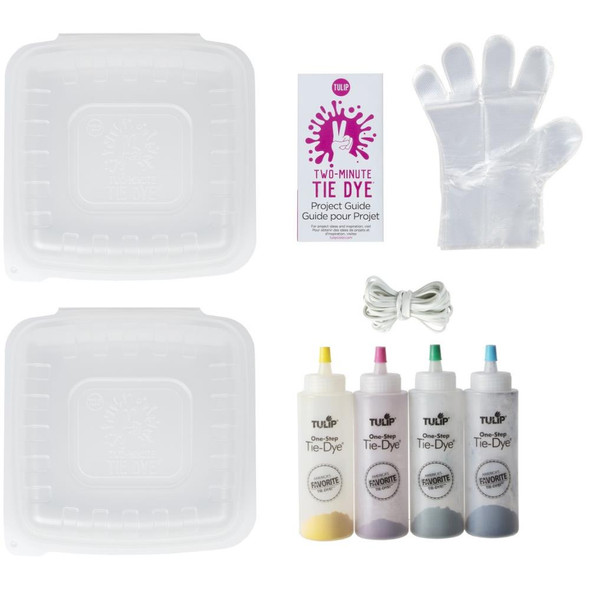 OakridgeStores.com | Tulip - Two-Minute Tie-Dye Color Craft Kit 4/Pkg - Fruit Punch (43189) 017754431899