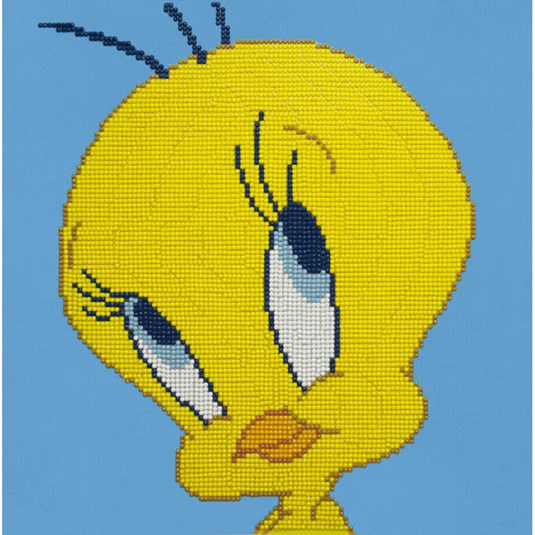 OakridgeStores.com | Camelot Dotz - Diamond Art Craft Kit 12.6"X12.6" - Looney Tunes - Tweety (23600030) 678361997675