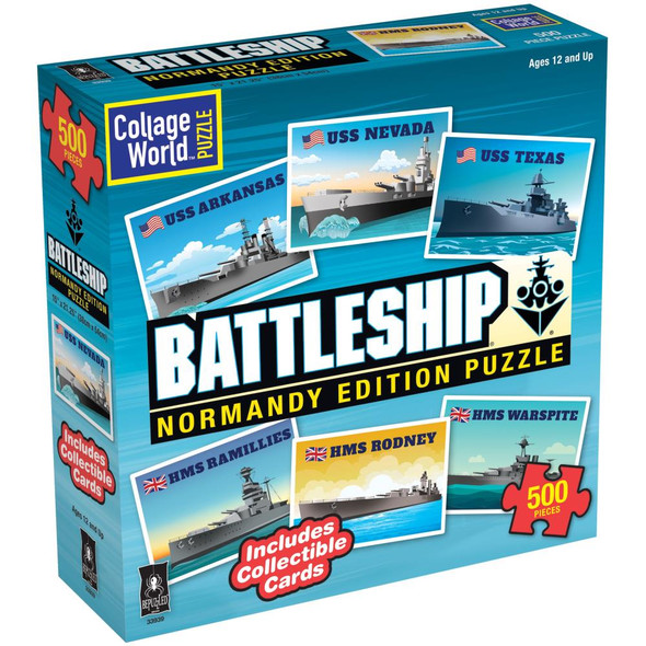 OakridgeStores.com | University Games - BePuzzle Jigsaw Puzzle Game - Battleship Collage World (33939) 023332339396