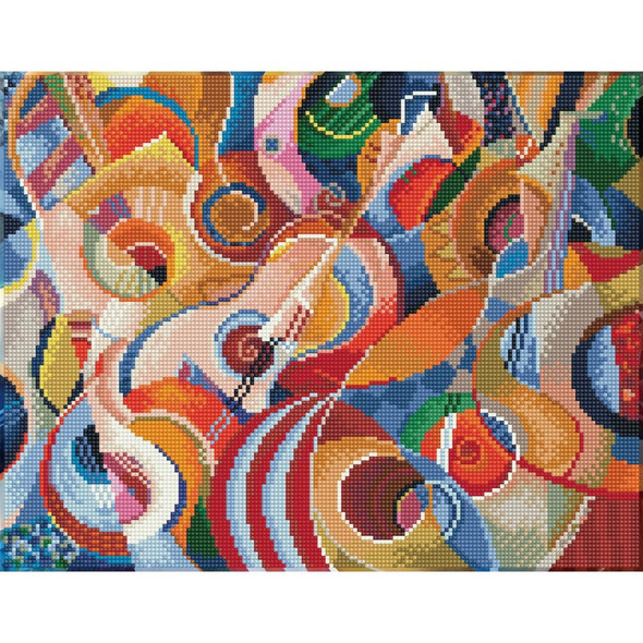 OakridgeStores.com | Diamond Dotz - Diamond Art Craft Kit 14"X17.9" - Symphony (DD10047) 4895225921492