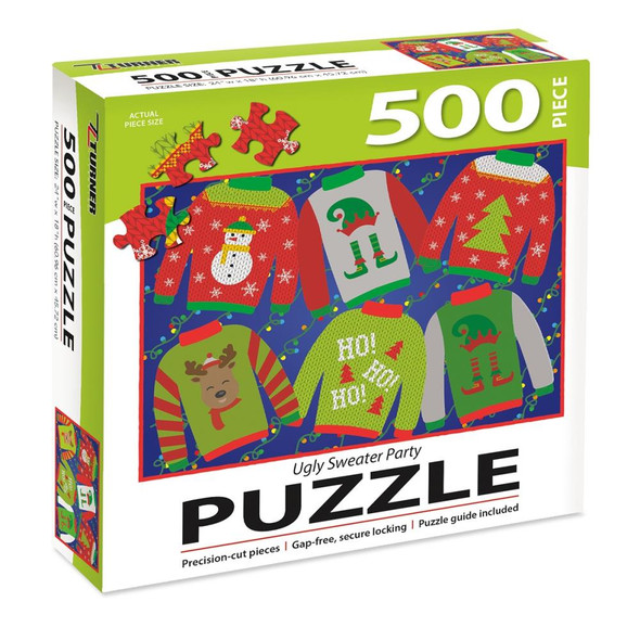 OakridgeStores.com | Lang - Jigsaw Puzzle 500 Pieces - Ugly Sweater Party (8411009) 841622156825