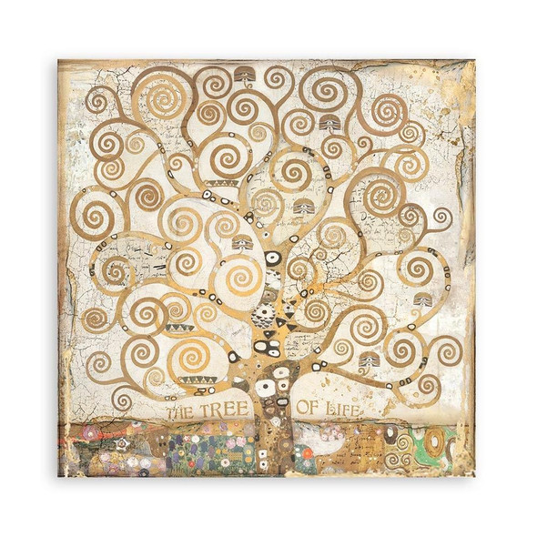 OakridgeStores.com | STAMPERIA - Backgrounds Double-Sided Paper Pad 12"X12" 10/Pkg - Klimt (SBBL101) 5993110018957