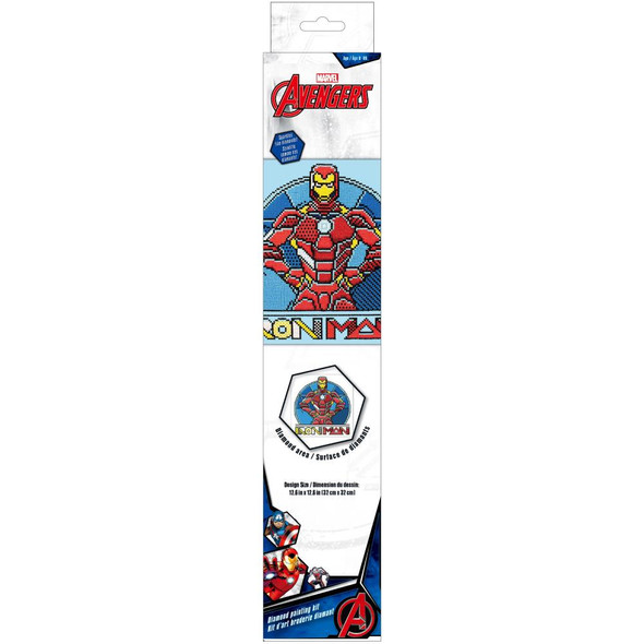 OakridgeStores.com | Camelot Dotz - Diamond Art Craft Kit 8.7"X8.7" - Marvel - Iron Man Armoury (13050080) 678361986693
