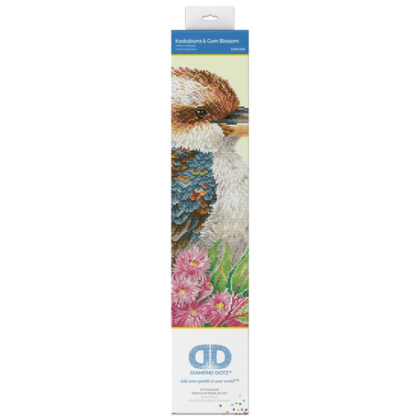 OakridgeStores.com | Diamond Dotz - Diamond Art Craft Kit 16.14"X20.08" - Kookaburra & Gum Blossom (DD10056) 4895225925100